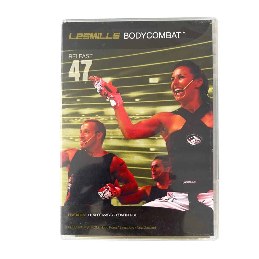 Les Mills BodyCombat Release 47 DVD and CD Set Fitness Workout Workout Music